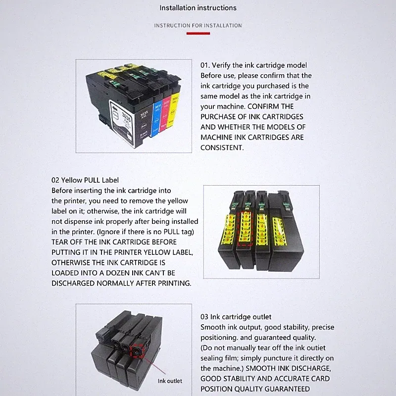 Cost Effective High Capacity Ink Cartridges ABS For Printer Office Home